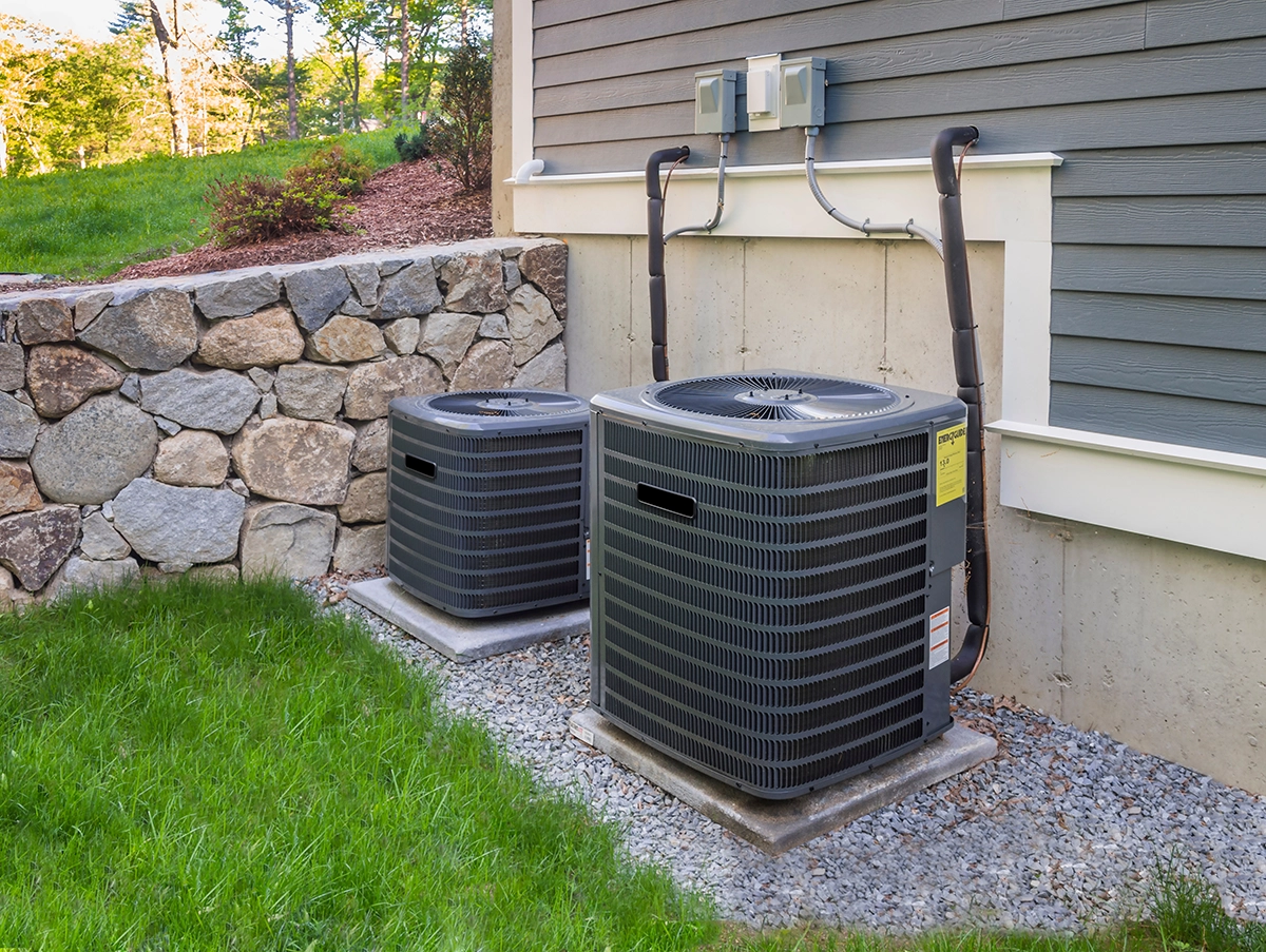 air conditioner BTU guide showing outdoor AC units for proper system sizing